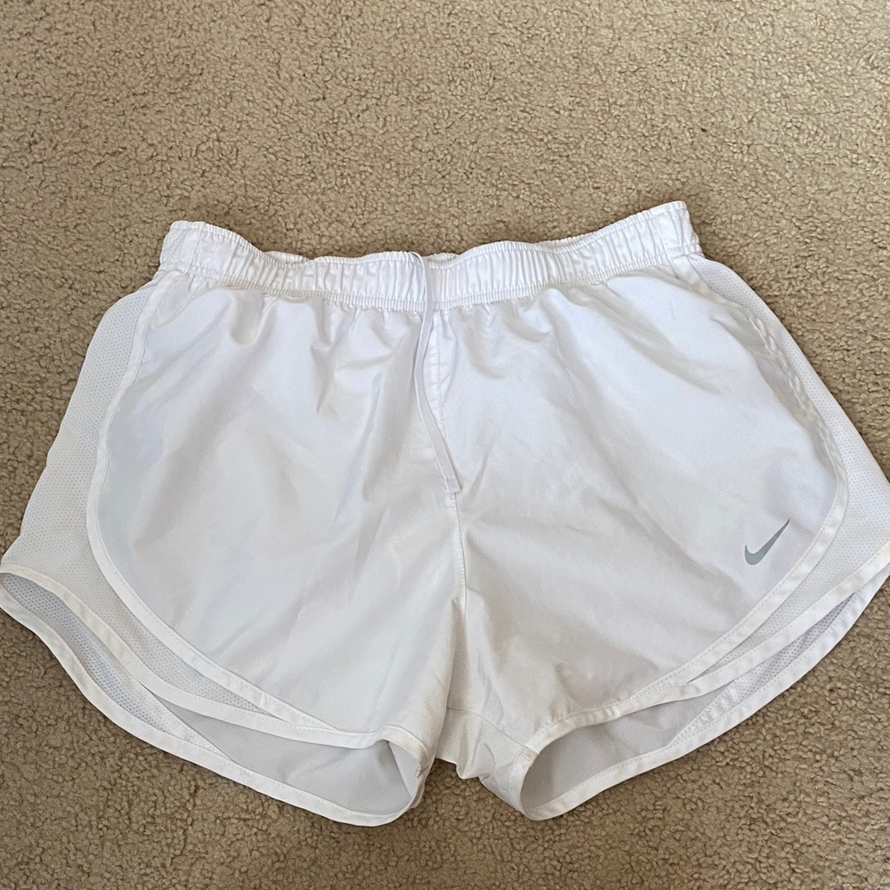 Nike Women's White Athletic Shorts